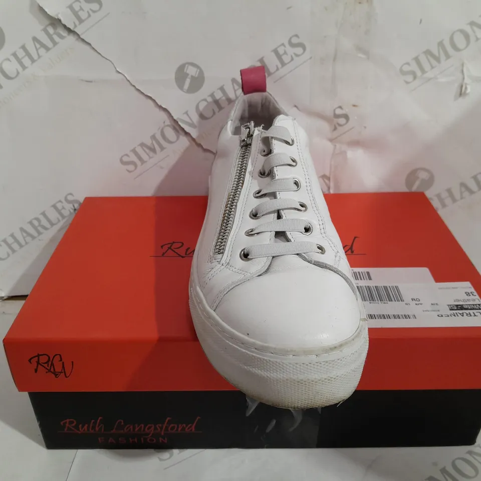 RUTH LANGFORD ZIP TRAINER SIZE 5