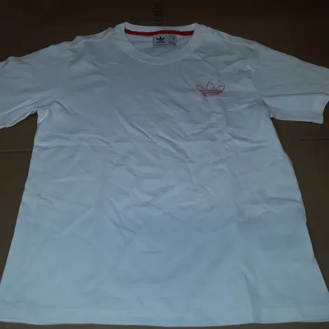 ADIDAS WHITE T-SHIRT - UK 10