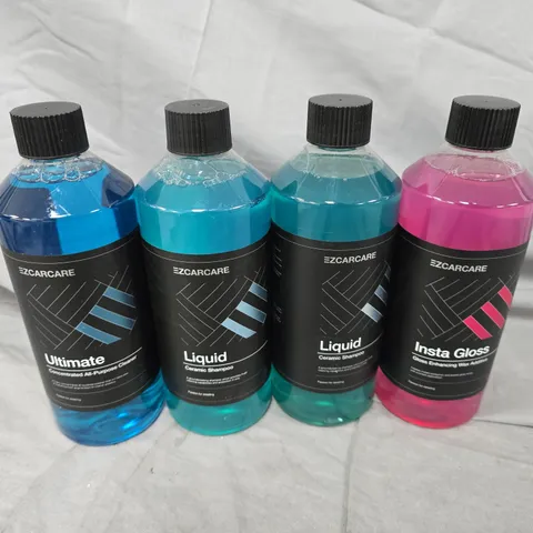 4 X ASSORTED EZCARCARE CLEANING PRODUCTS 