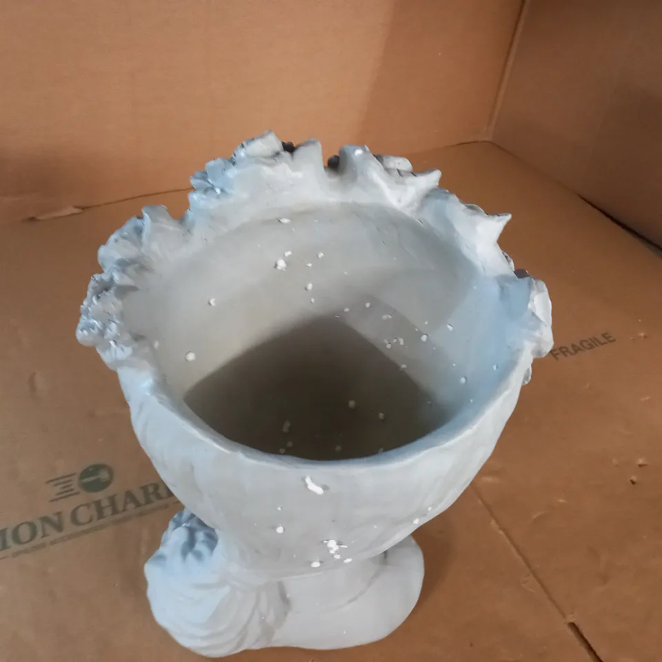 CAST FEMALE PLANTER - 38CM TALL