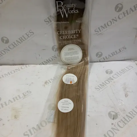 BEAUTY WORKS CELEBRITY CHOICE SLIMLINE TAPE EXTENSIONS - 20" SUNSET BOULEVARD