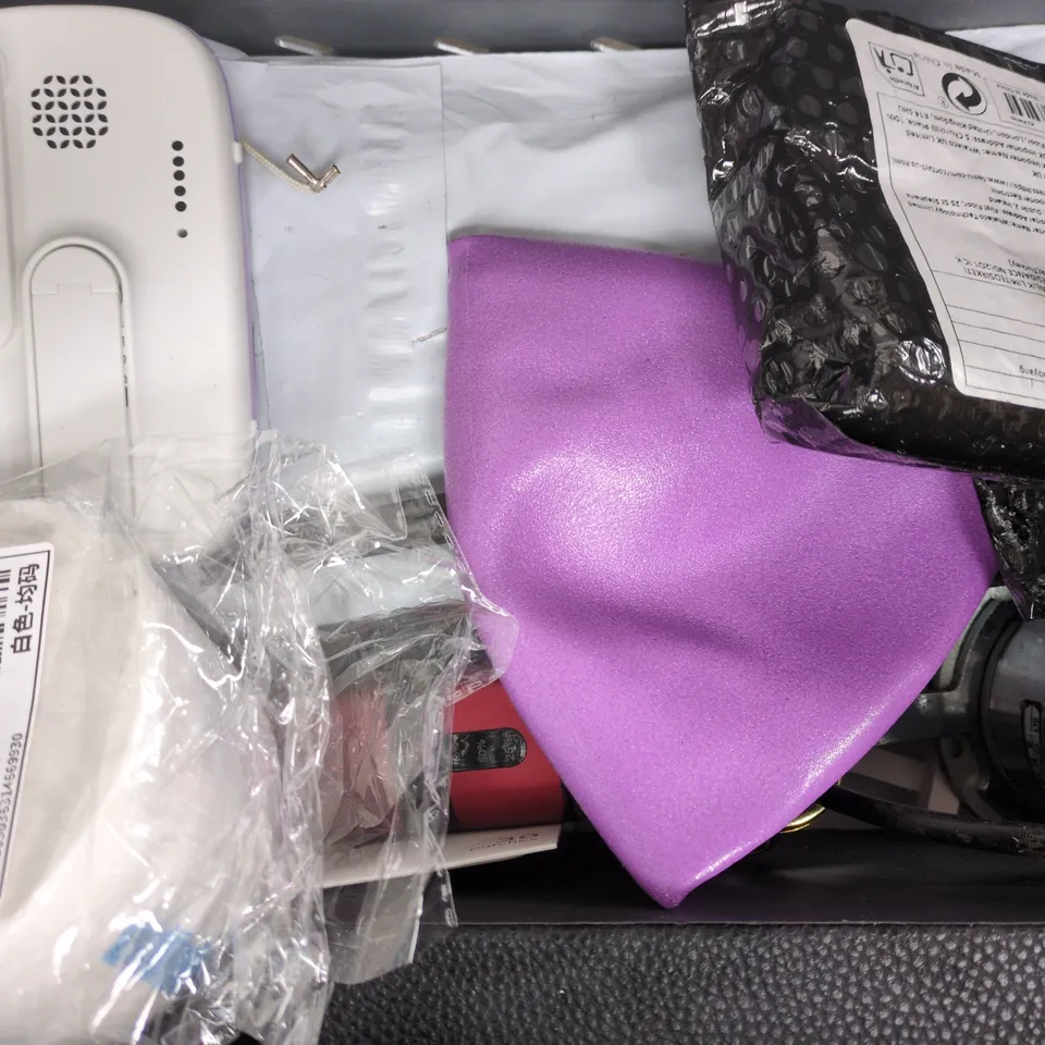 approximately 8 assorted household items to include led strip light, etc