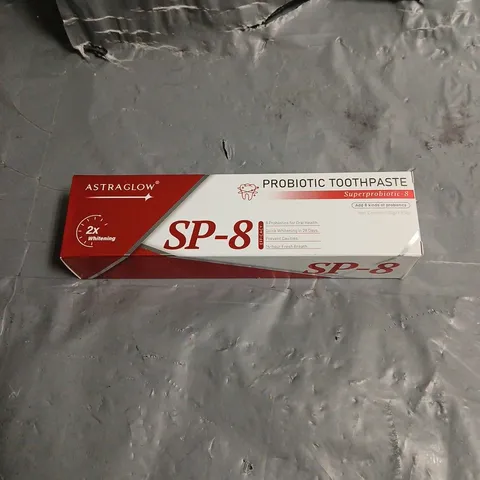 APPROXIMATELY 40 ASTRA GLOW SP-8 PROBIOTIC TOOTHPASTE