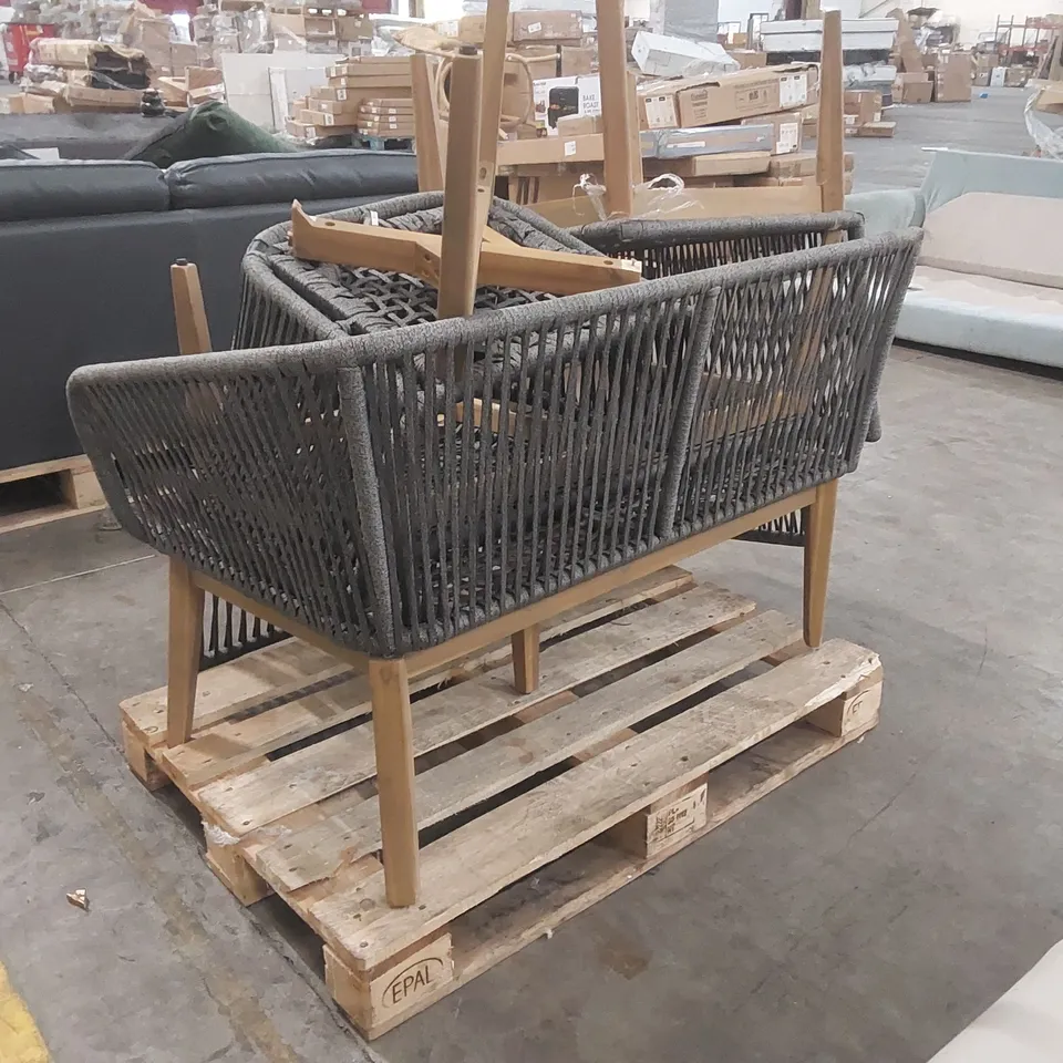 PALLET CONTAINING DAMAGED GARDEN FURNITURE 
