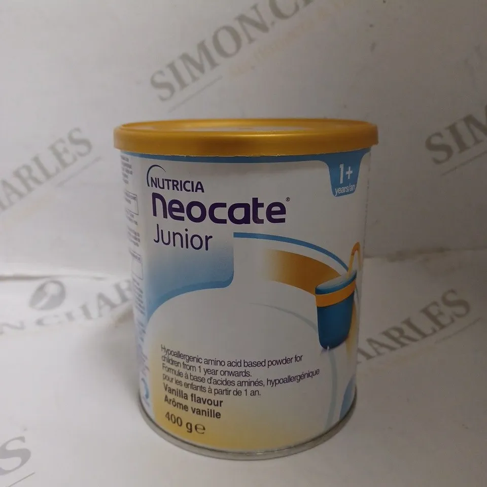 SEALED NUTRICIA NEOCATE JUNIOR HYPOALLERGENIC AMINO ACID BASED POWDER - 400G - VANILLA
