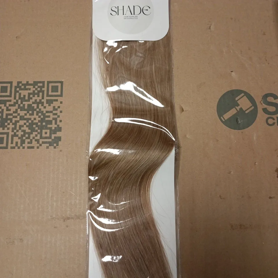SHADE HAIR SUPPLIER 18" MACHINE WEFT HUMAN HAIR DARK BLONDE