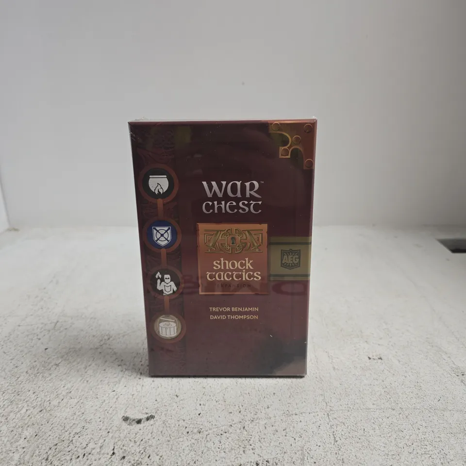 WAR CHEST SHOCK TACTICS EXPANSION CARDS/COINS PACK TREVOR BENJAMIN DAVID THOMPSON 