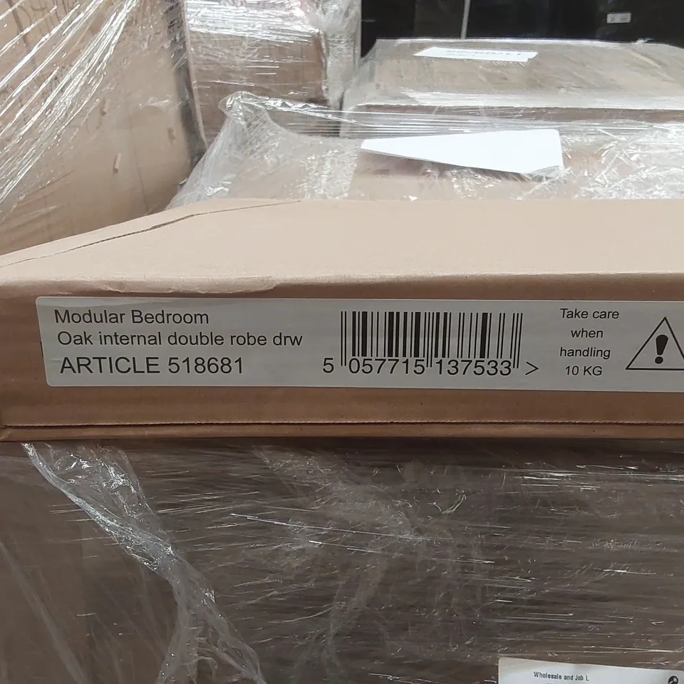 PALLET CONTAINING ASSORTED UNCHECKED FURNITURE PANEL PARTS