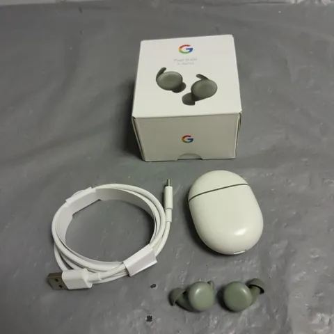 BOXED GOOGLE PIXEL BUDS A-SERIES IN DARK OLIVE