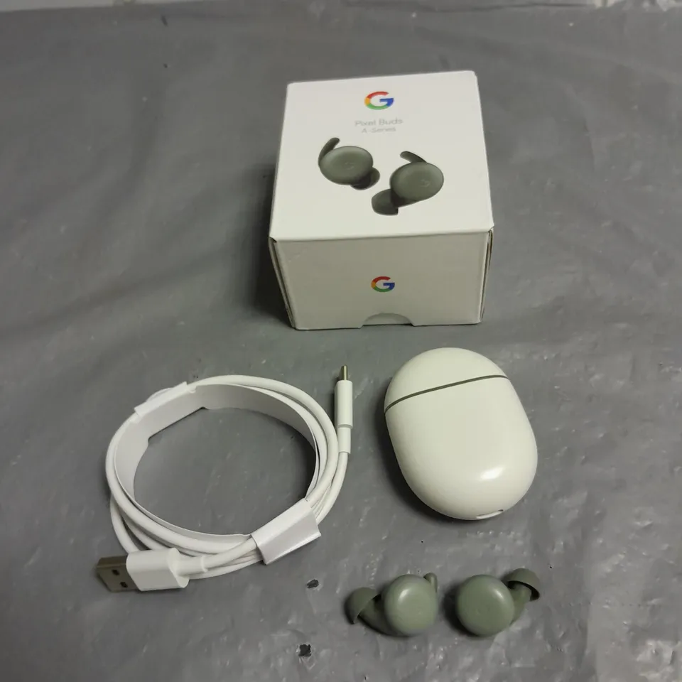 BOXED GOOGLE PIXEL BUDS A-SERIES IN DARK OLIVE