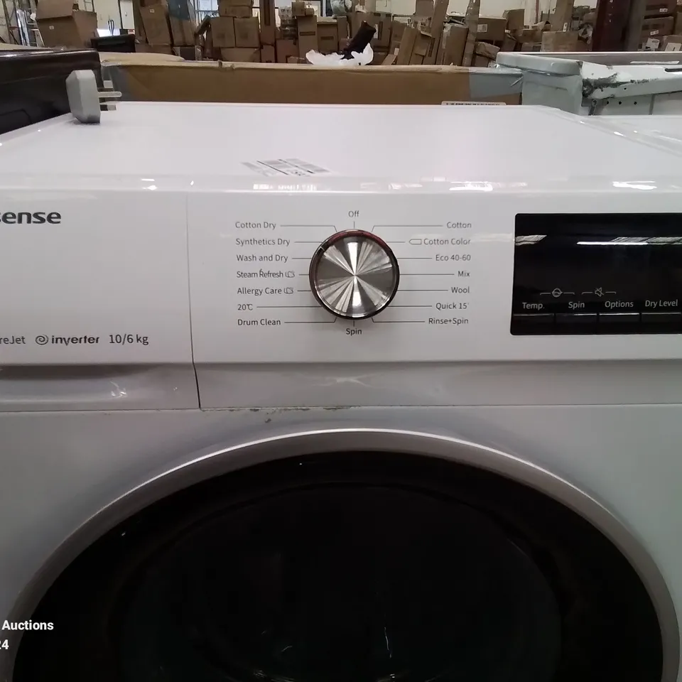 HISENSE WDQY1014EVJM 10/6KG WASHING MACHINE