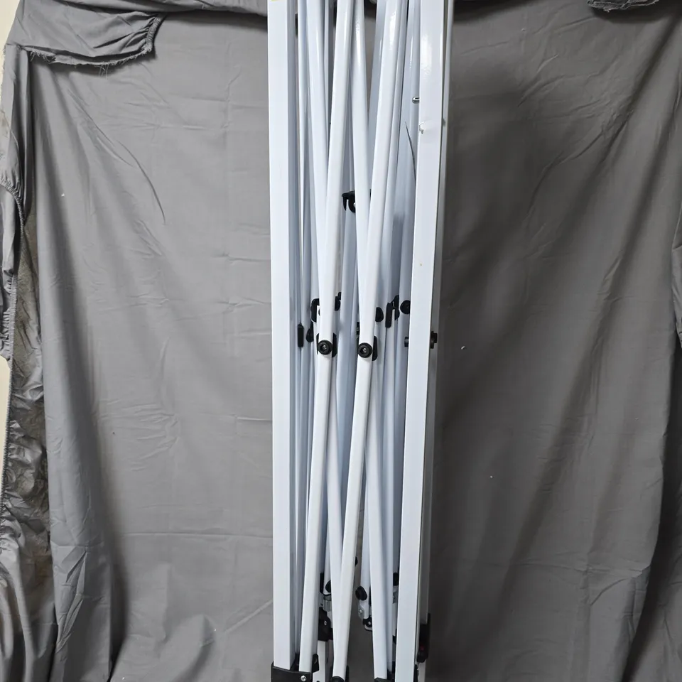 GARDEN CANOPY TENT FRAME (FOLDABLE ALUMINIUM) WITH ASSEMBLY INSTRUCTIONS - COLLECTION ONLY 