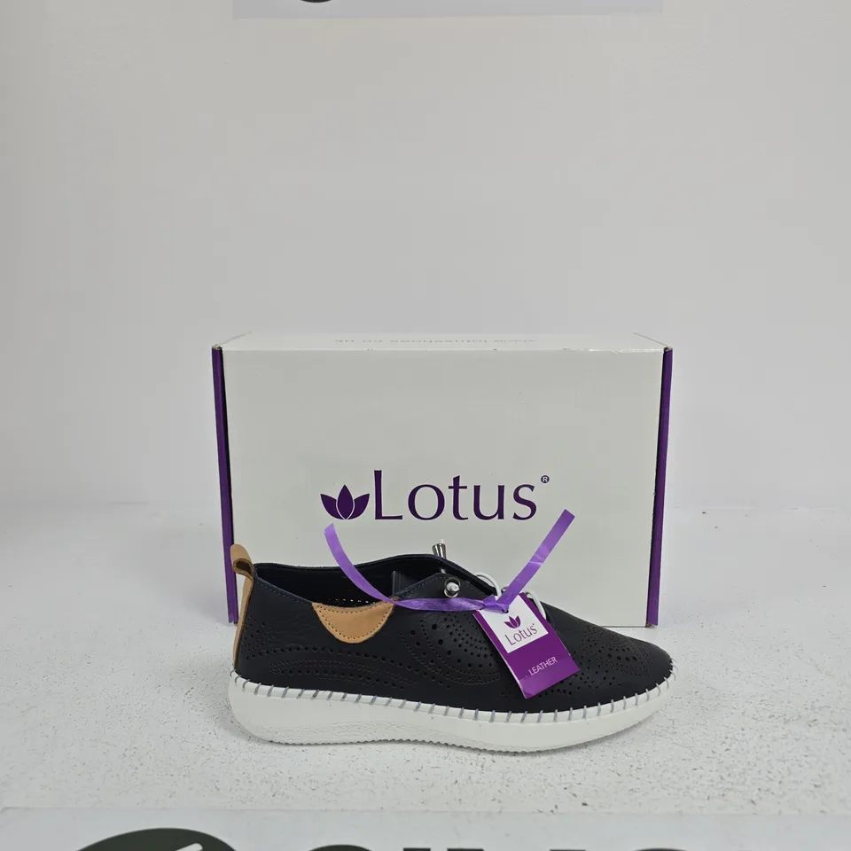 LOTUS LEATHER SHOES – BLACK, WOMEN’S SIZE EU 36
