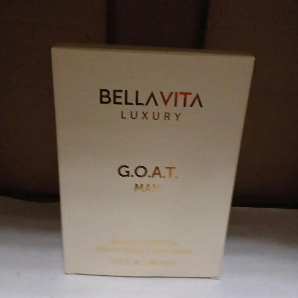 BOXED AND SEALED BELLAVITA LUXURY G.O.A.T. MAN EAU DE PARFUM 100ML
