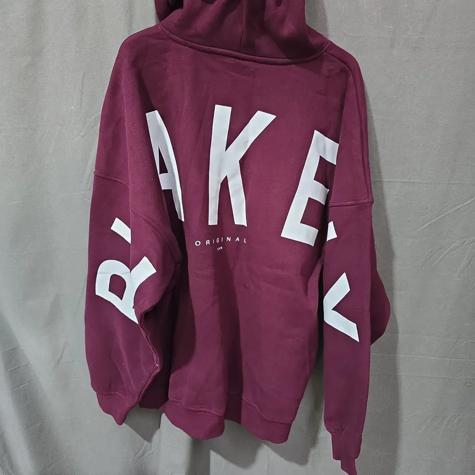 BLAKELY HOODIE – UK L, MAROON