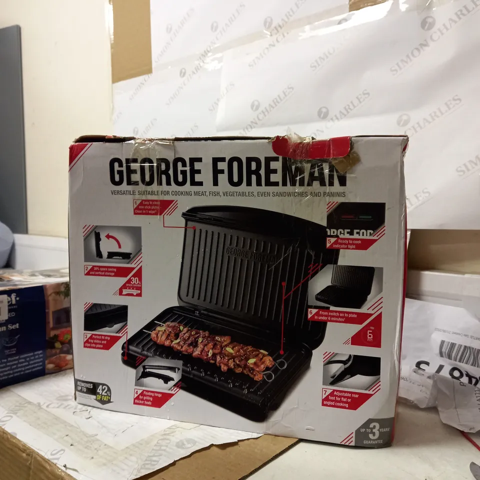 GEORGE FOREMAN LARGE FIT GRILL