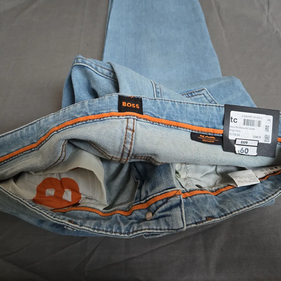 HUGO BOSS CASUAL DENIM JEANS SIZE W33