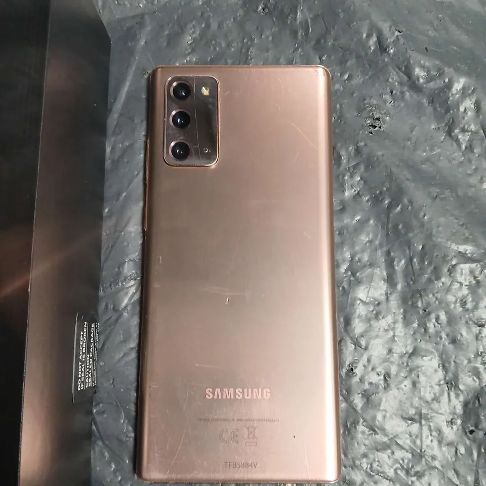 SAMSUNG GALAXY NOTE20 ULTRA 5G SMARTPHONE – MYSTIC BRONZE