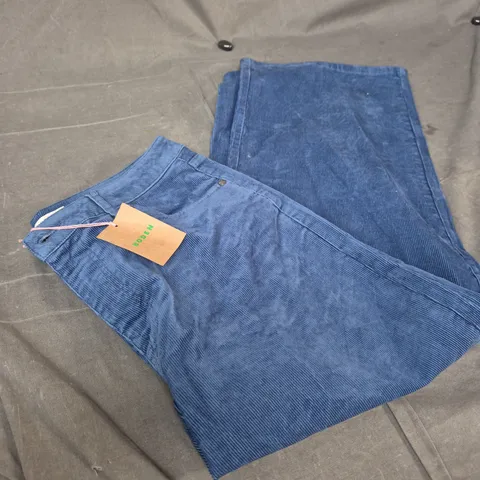 BODEN CORDUROY TROUSERS – BLUE, UK 36 (US 6)