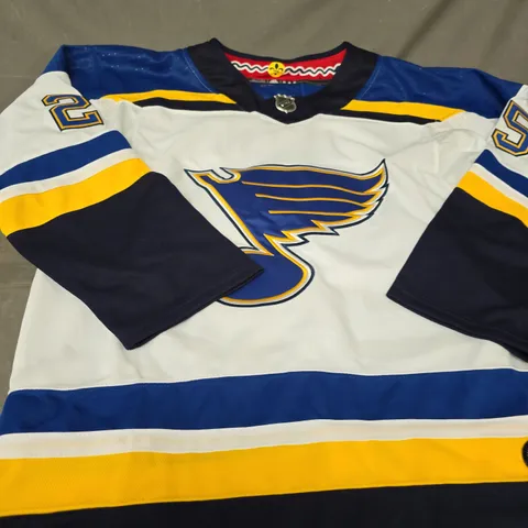 NHL ST.LOUIS BLUES HOCKEY SHIRT - SIZE 50 - KYROU 25