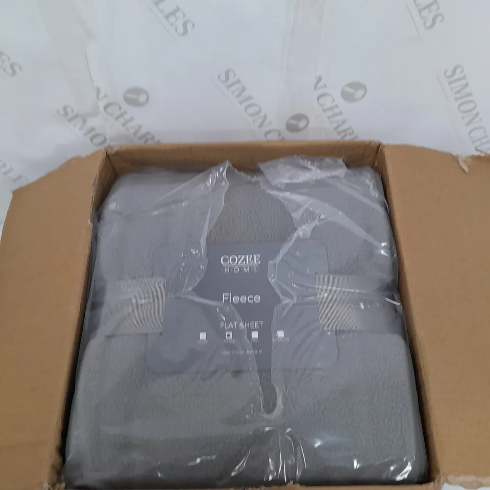 COZEE FLEECE FLAT SHEET - DOUBLE 