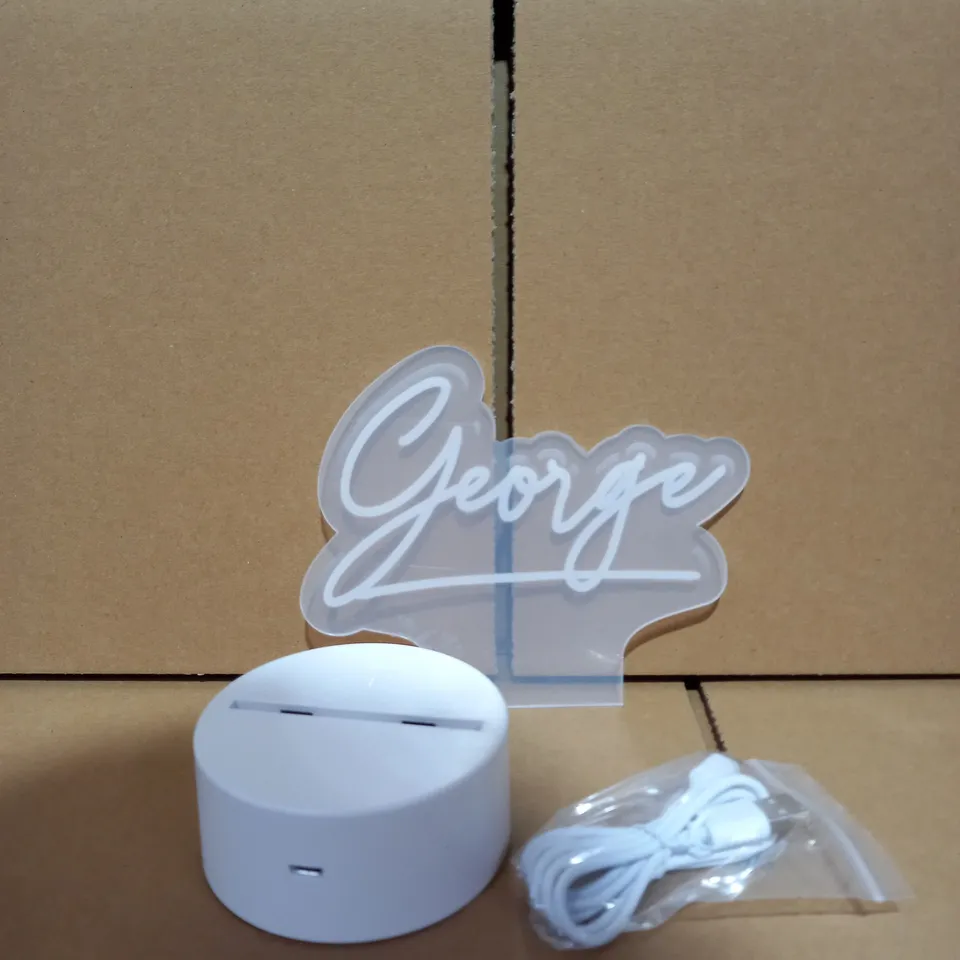 PERSONALISED FREE TEXT COLOUR CHANGING DISPLAY RRP £26.99