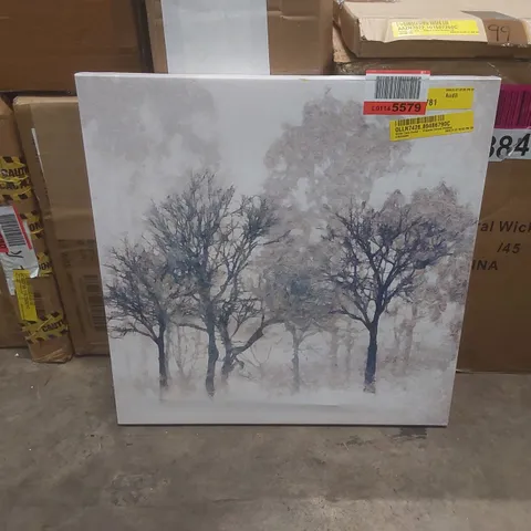 WINTER TREES COOLED - WRAPPED CANVAS PAINTING 