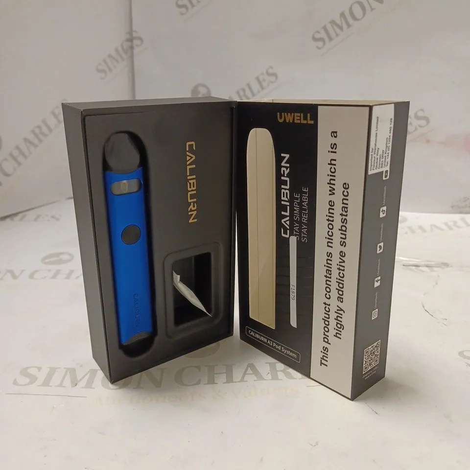 BOXED CALIBURN A3 POD SYSTEM - BLUE. 