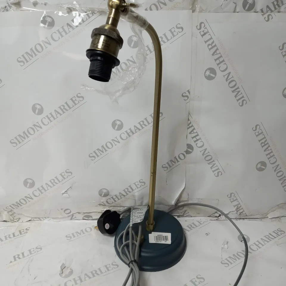 JOHN LEWIS BALDWIN TABLE LAMP IN NAVY