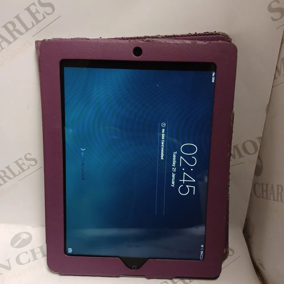 APPLE IPAD MODEL A1396 16GB SILVER