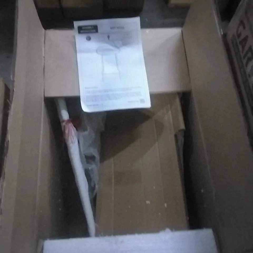 BOXED SET OF 2 RENZO BAR STOOL WHITE