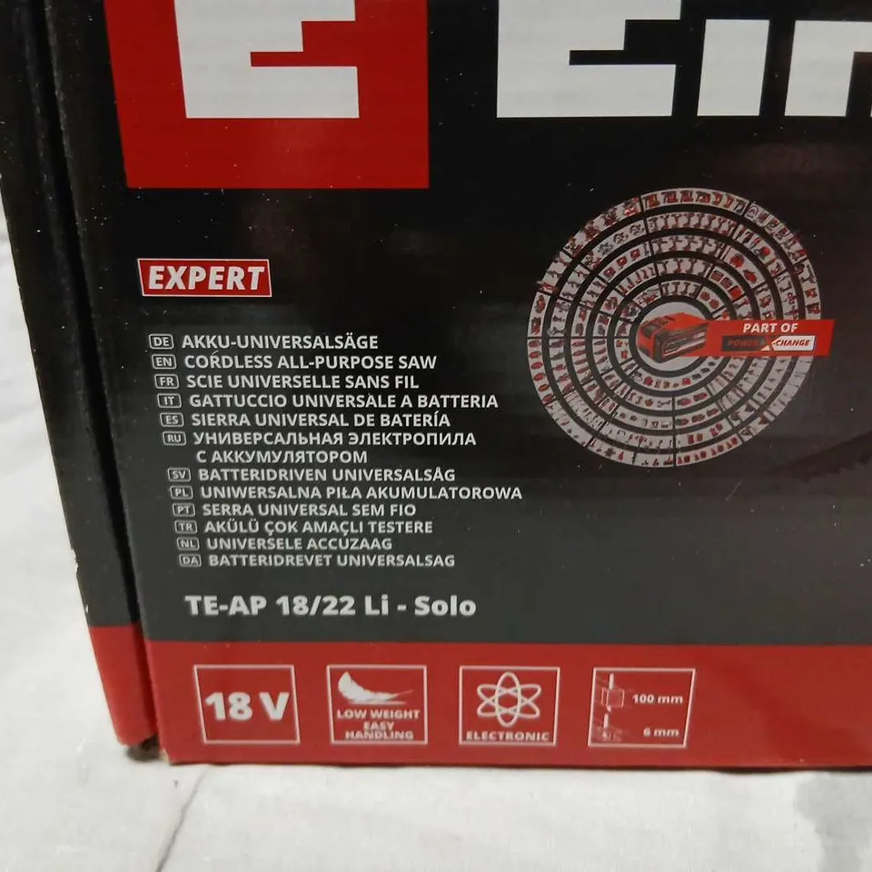 EINHELL TE-AP 18/22 LI SOLO CORDLESS UNIVERSAL SAW