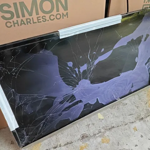 BOXED PANASONIC 32" LED TV MS360 - POWERS ON -DAMAGED SCREEN - WITH REMOTE 