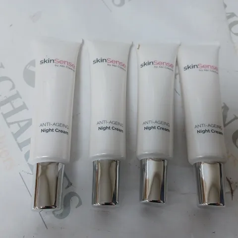 4 X SKIN SENSE BY ABI CLEEVE ANTI-AGEING NIGHT CREAM 25ML