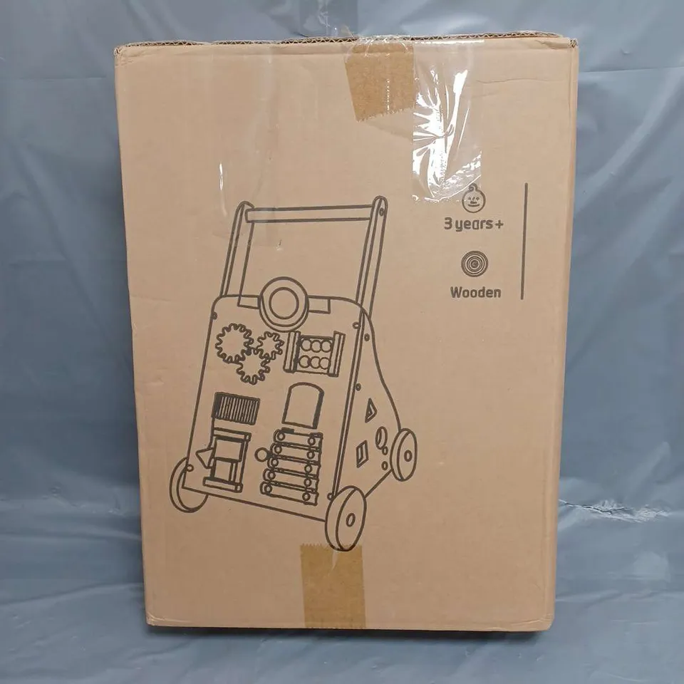 BOXED TOY WOODEN WALKER 