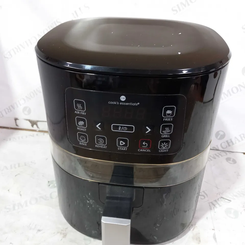 COOK'S ESSENTIALS 4.0L AIR FRYER - BLACK