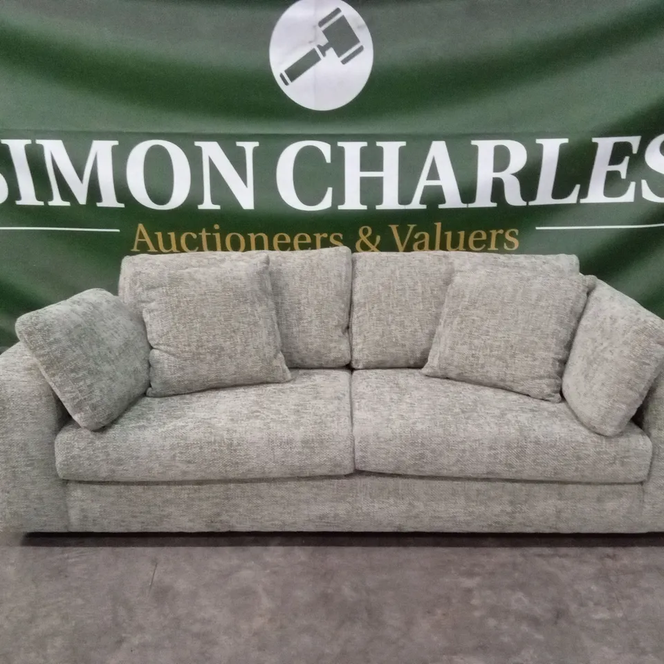 AVENA 4 SEATER FABRIC SOFA - SAGE RRP £999