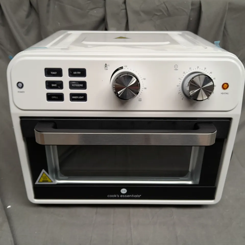 OUTLET COOK'S ESSENTIALS 21L AIRFRYER OVEN WITH ROTISSERIE