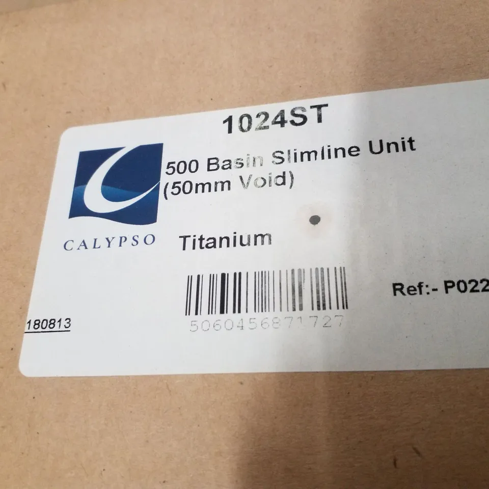PALLET CONTAINING ASSORTED BOXED BATHROOM FURNITURE 