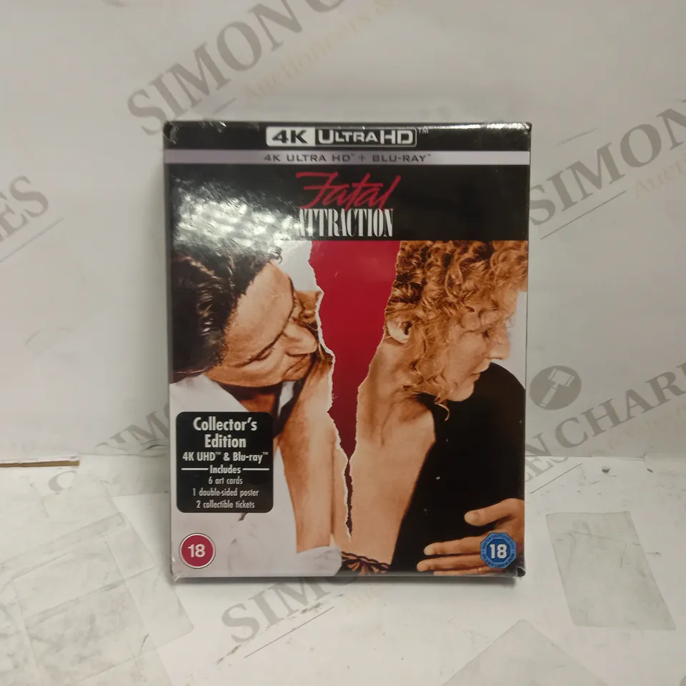 SEALED FATAL ATTRACTION 4K ULTRA HD COLLECTOR'S EDITION BLU-RAY