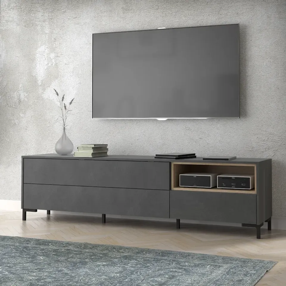 BOXED NEVADA TV STAND FOR UP TO 75INCH SETS