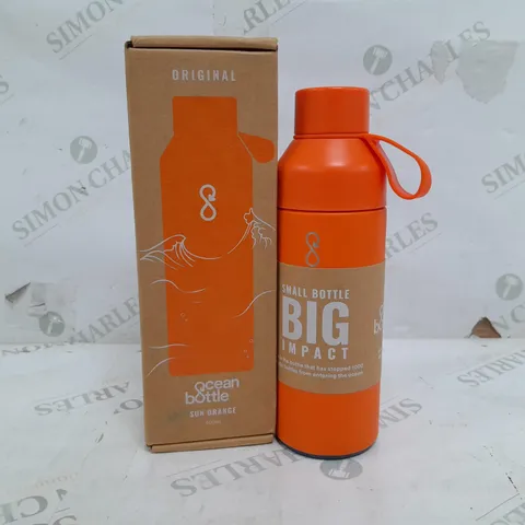 BOXED ORIGINAL OCEAN BOTTLE IN SUN ORANGE (500ml)