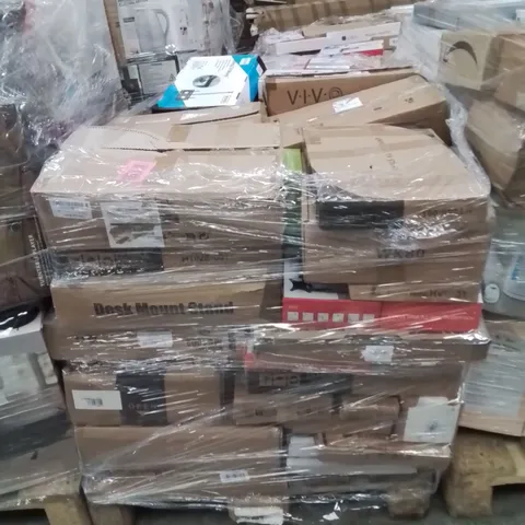 PALLET CONTAINING A LARGE QUANTITY OF WALL MOUNTED BRACKETS