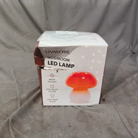 LIVMORE MUSHROOM LED LAMP β BOXED