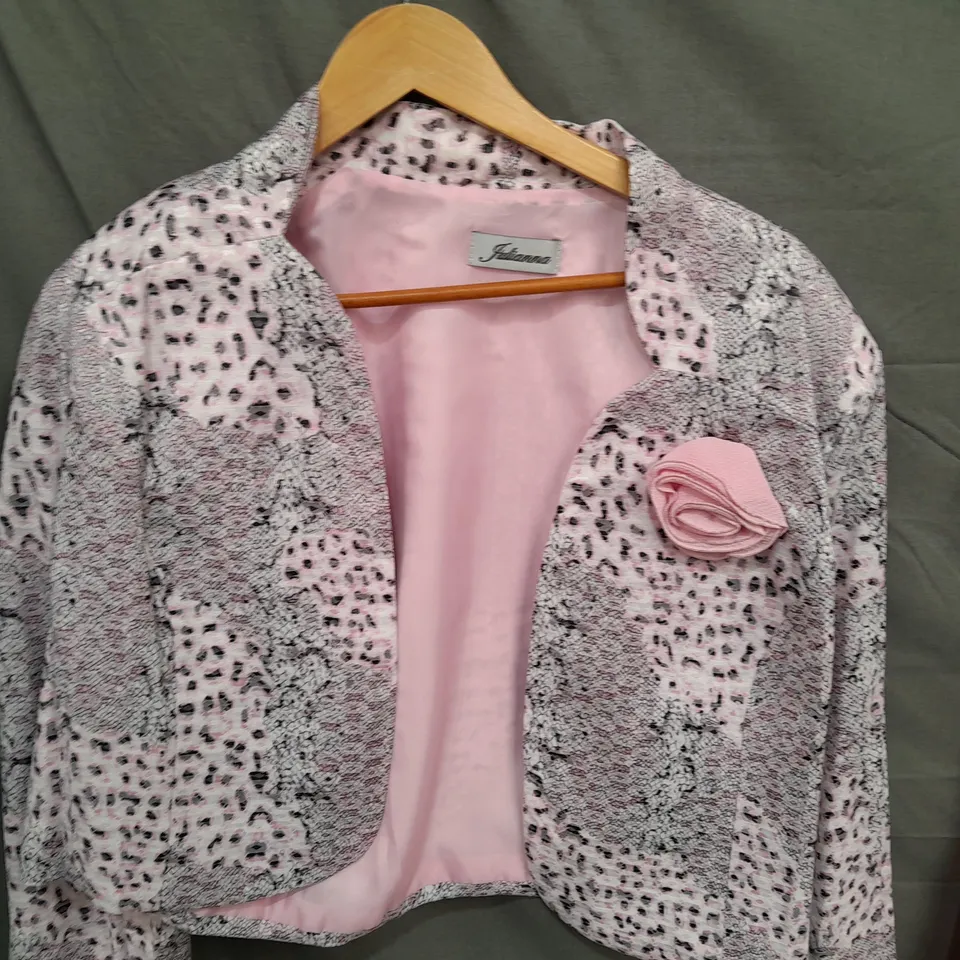 JULIANNA PINK OCCASIONAL DRESS AND JACKET SET - 22