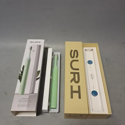 BOXED SURI SONIC TOOTHBRUSH IN WINTER FERN