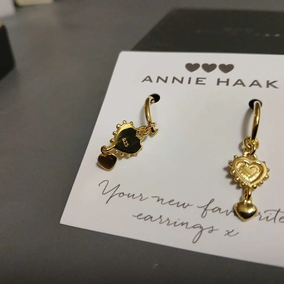 BOXED ANNIE HAAK PAIR OF EARRINGS - 925 STAMP