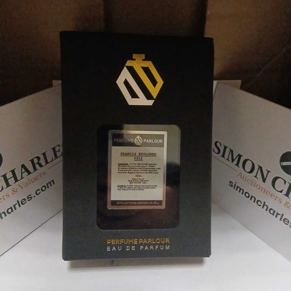BOXED PERFUME PARLOUR FRANCIS EXPLORER 0312 EAU DE PARFUM 100ML