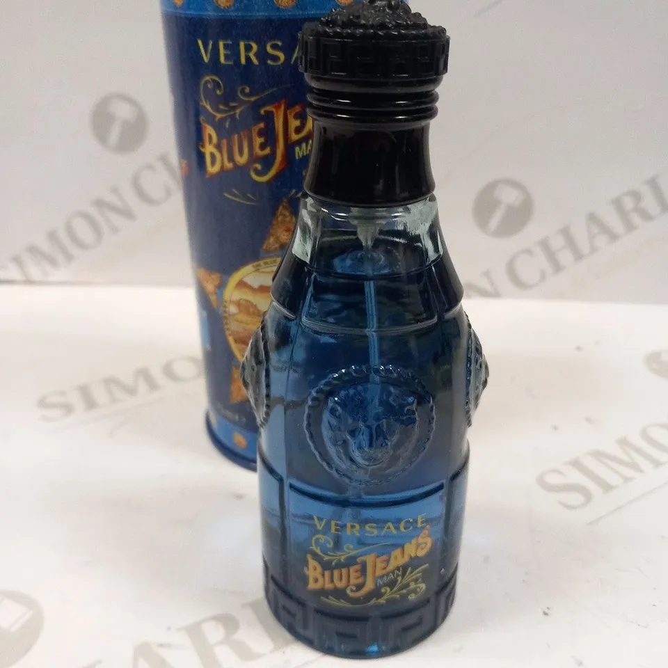 BOXED VERSACE BLUE JEANS EAU DE TOILETTE SPRAY 75ML