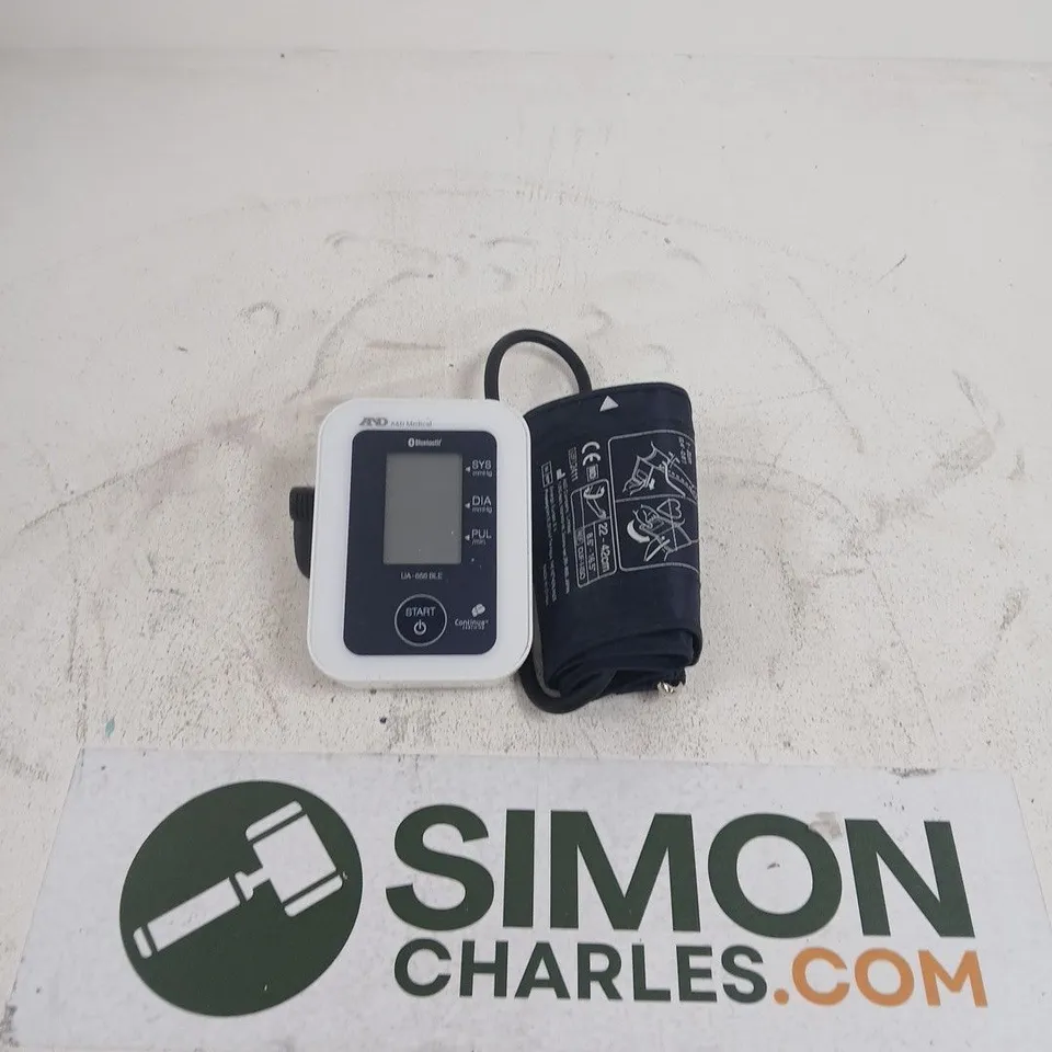 A&D MEDICAL UA-656 BLE BLOOD PRESSURE MONITOR WITH ARM CUFF
